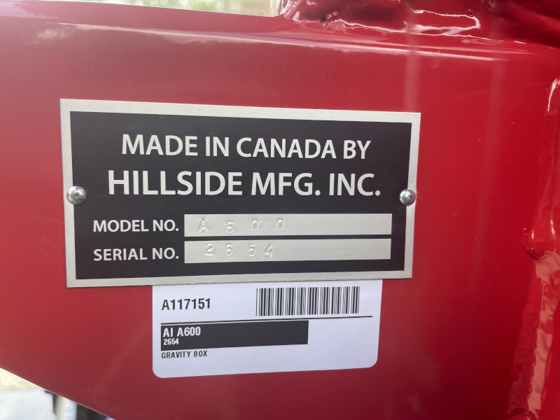 2026 AgriMaster A600 Gravity Box