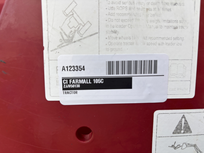 2018 Case IH FARMALL 105C Tractor