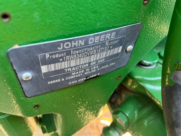 2021 John Deere 8R 340 Tractor