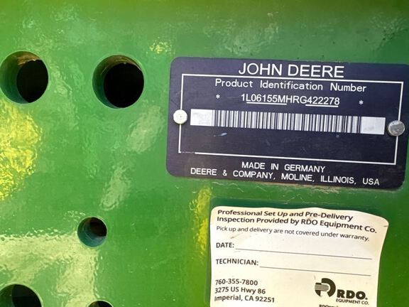 2024 John Deere 6155M Tractor