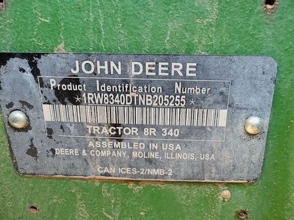 2022 John Deere 8R 340 Tractor
