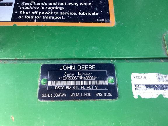 2022 John Deere W235M Windrower