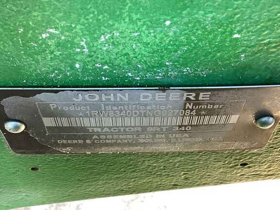 2022 John Deere 8RT 340 Tractor Rubber Track