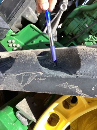 2020 John Deere 9620RX Tractor Rubber Track