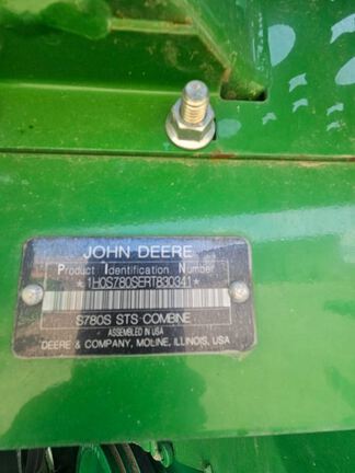 2024 John Deere S780 Combine