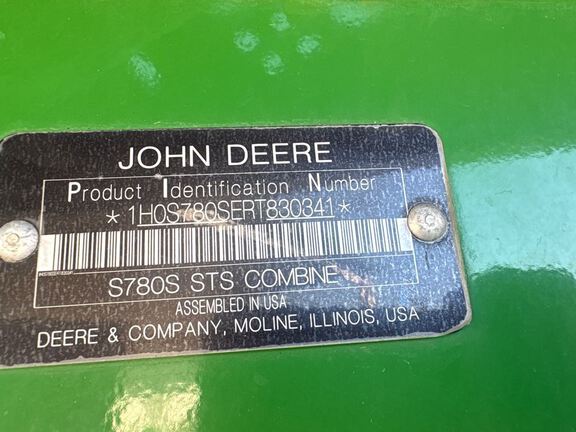 2024 John Deere S780 Combine