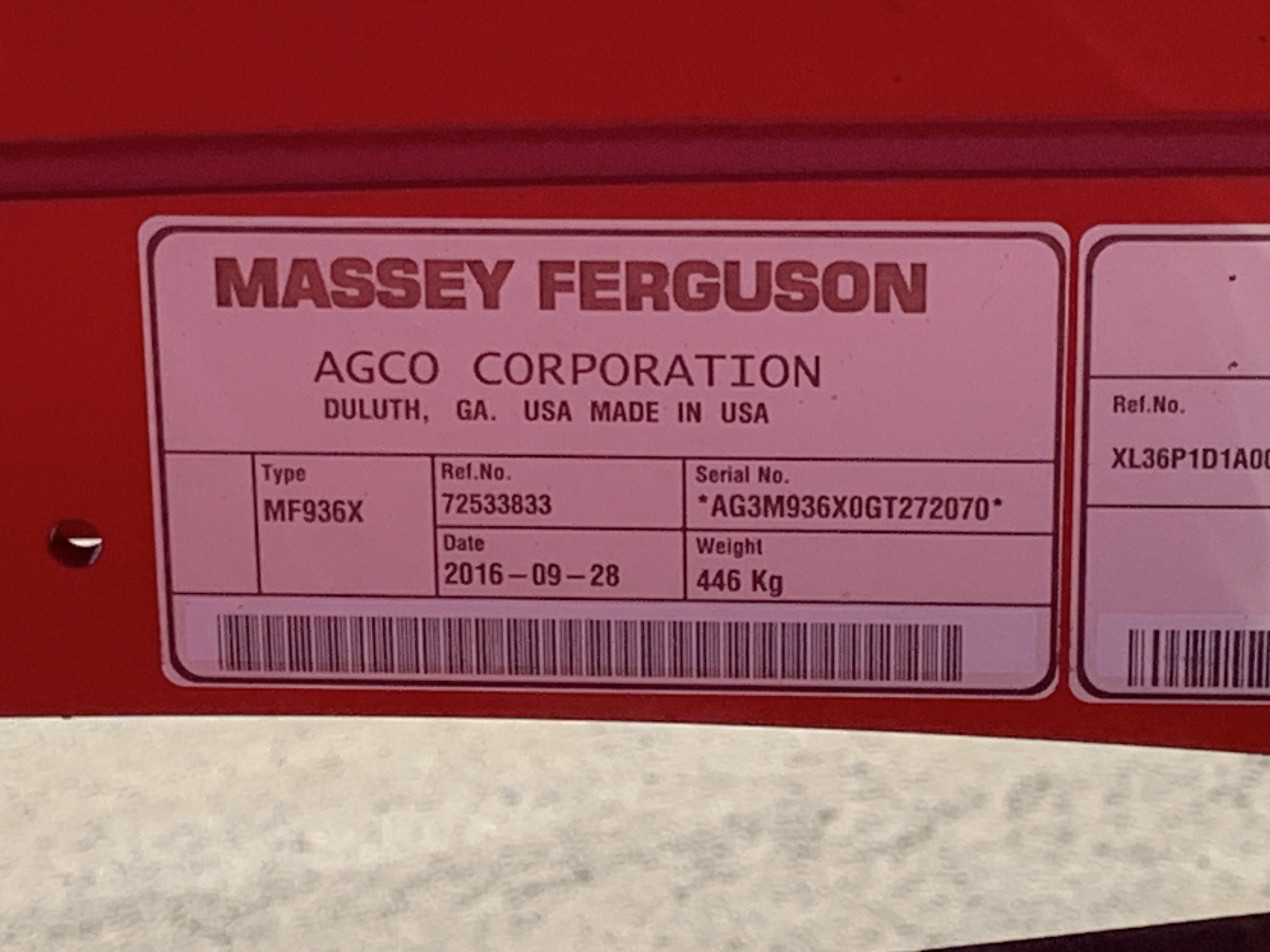 2019 Massey Ferguson 4709 Tractor
