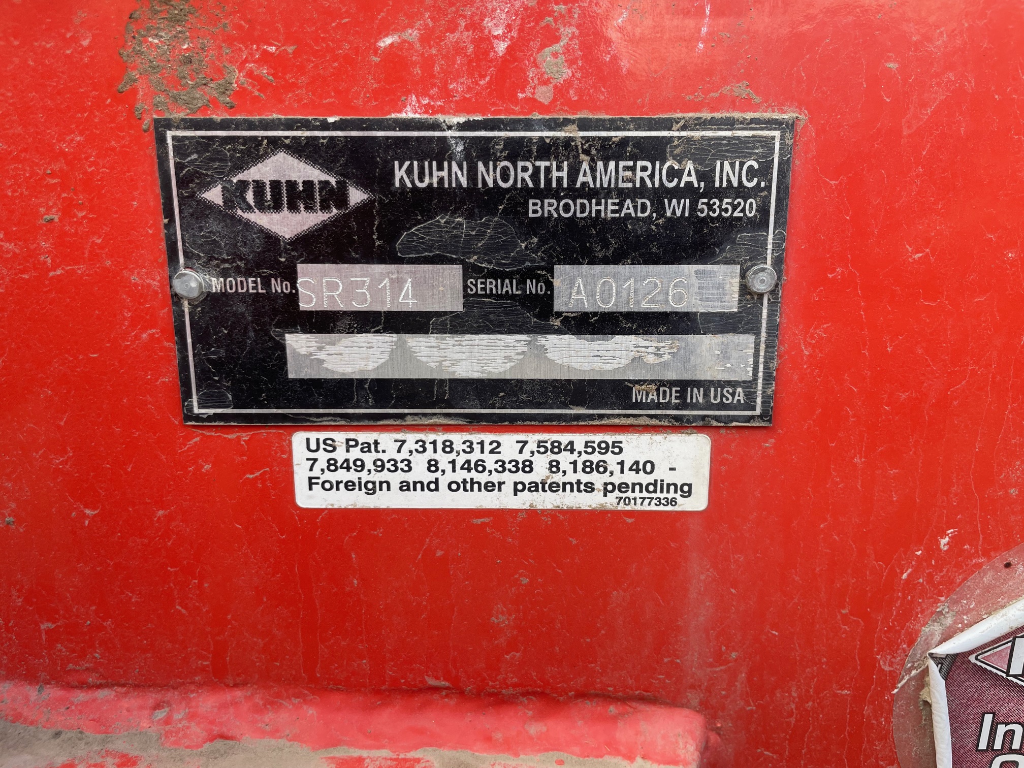 Kuhn SR314 Rake