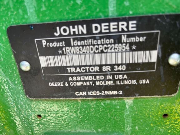 2023 John Deere 8R 340 Tractor