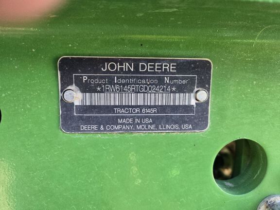 2016 John Deere 6145R Tractor