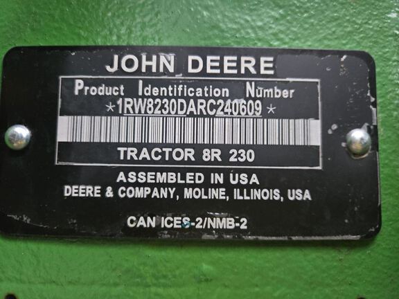 2024 John Deere 8R 230 Tractor