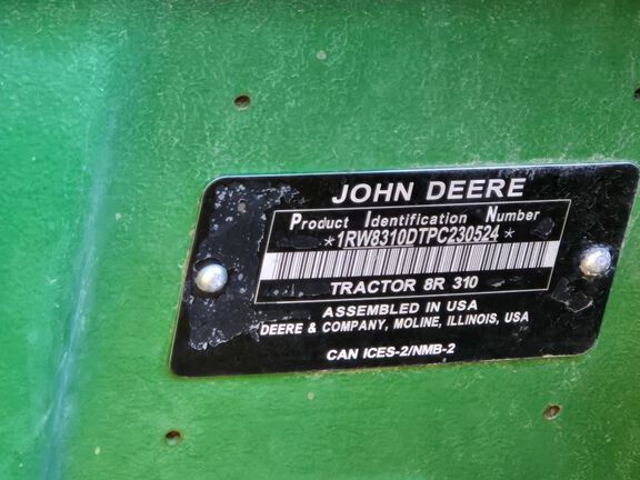 2023 John Deere 8R 310 Tractor