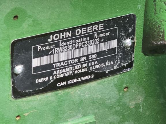 2023 John Deere 8R 230 Tractor