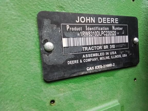 2023 John Deere 8R 310 Tractor