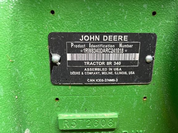 2024 John Deere 8R 340 Tractor