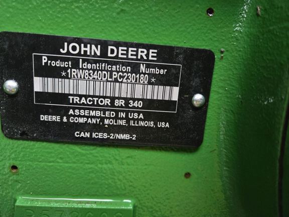 2023 John Deere 8R 340 Tractor