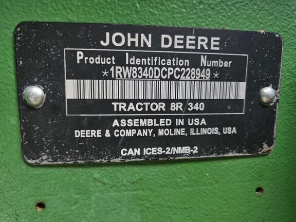 2023 John Deere 8R 340 Tractor