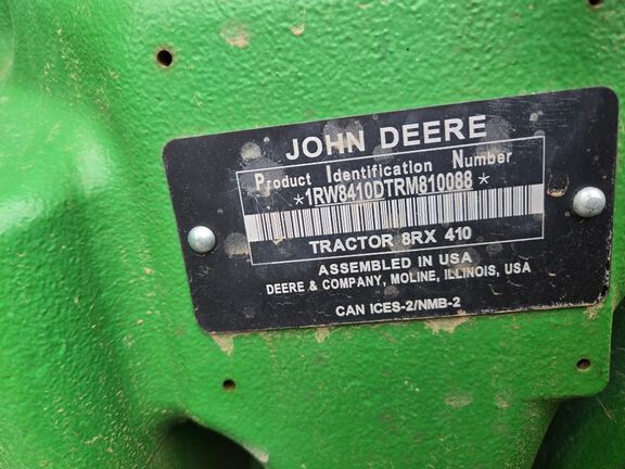 2025 John Deere 8RX 410 Tractor Rubber Track