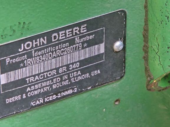 2025 John Deere 8R 340 Tractor