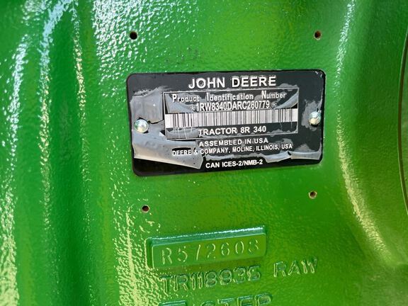 2025 John Deere 8R 340 Tractor