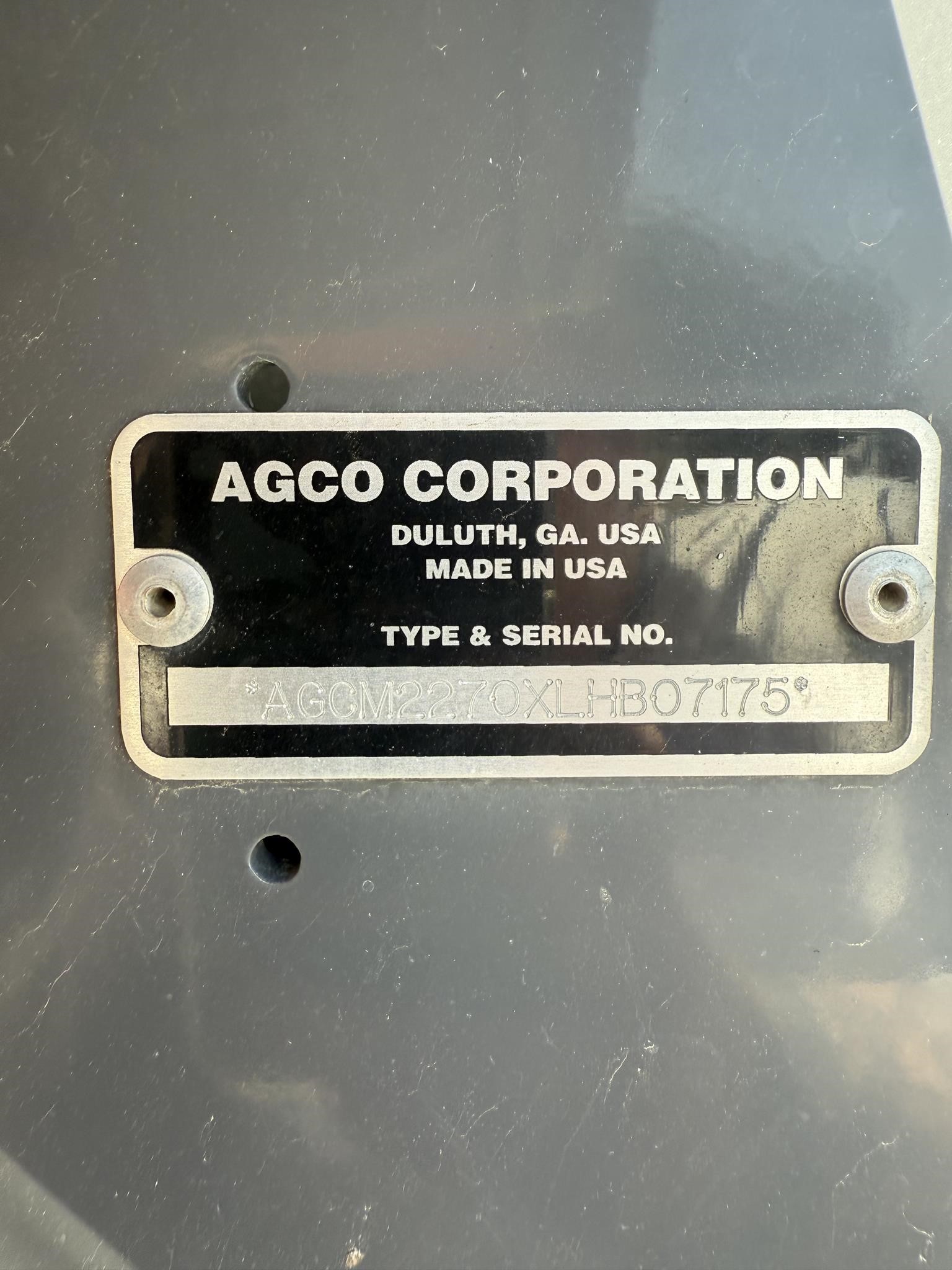 2020 Massey Ferguson 2270XD Baler/Square