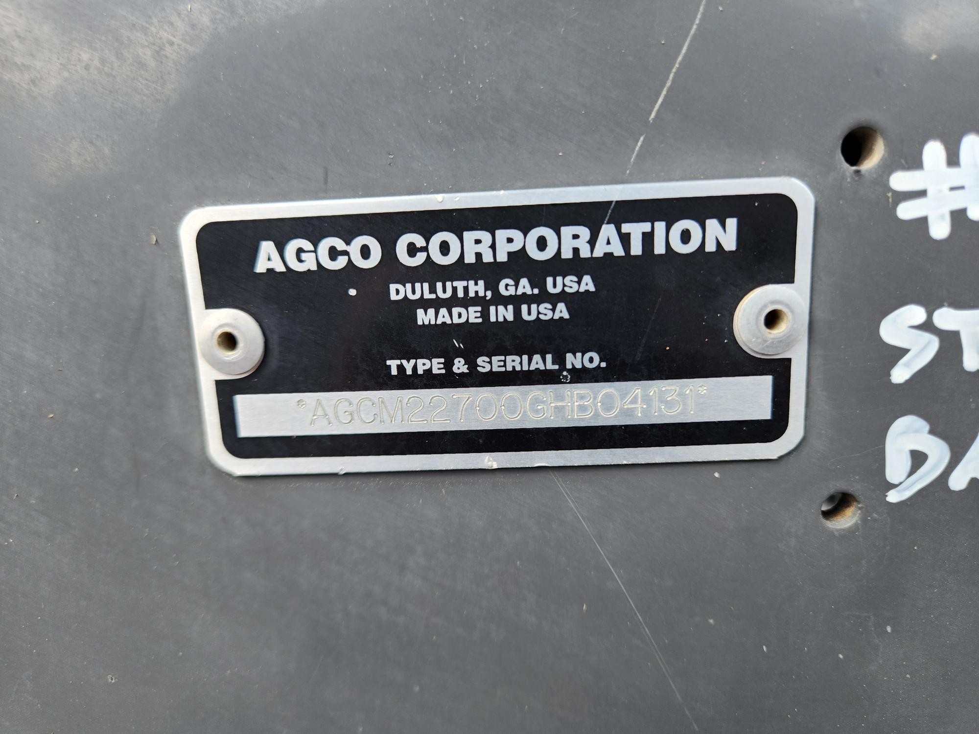 2016 Massey Ferguson 2270 Baler/Square