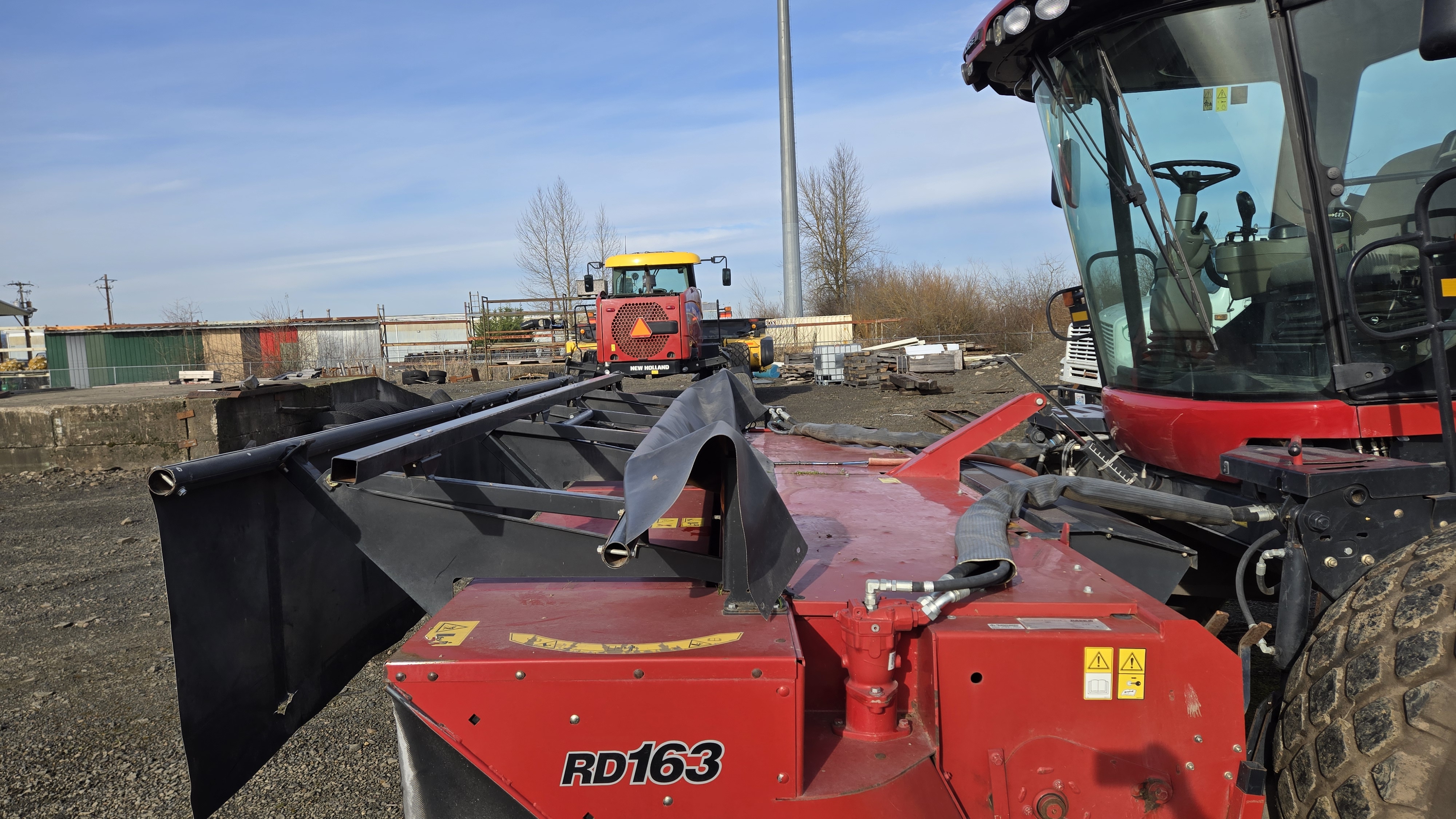 2015 Case IH WD2504 Windrower