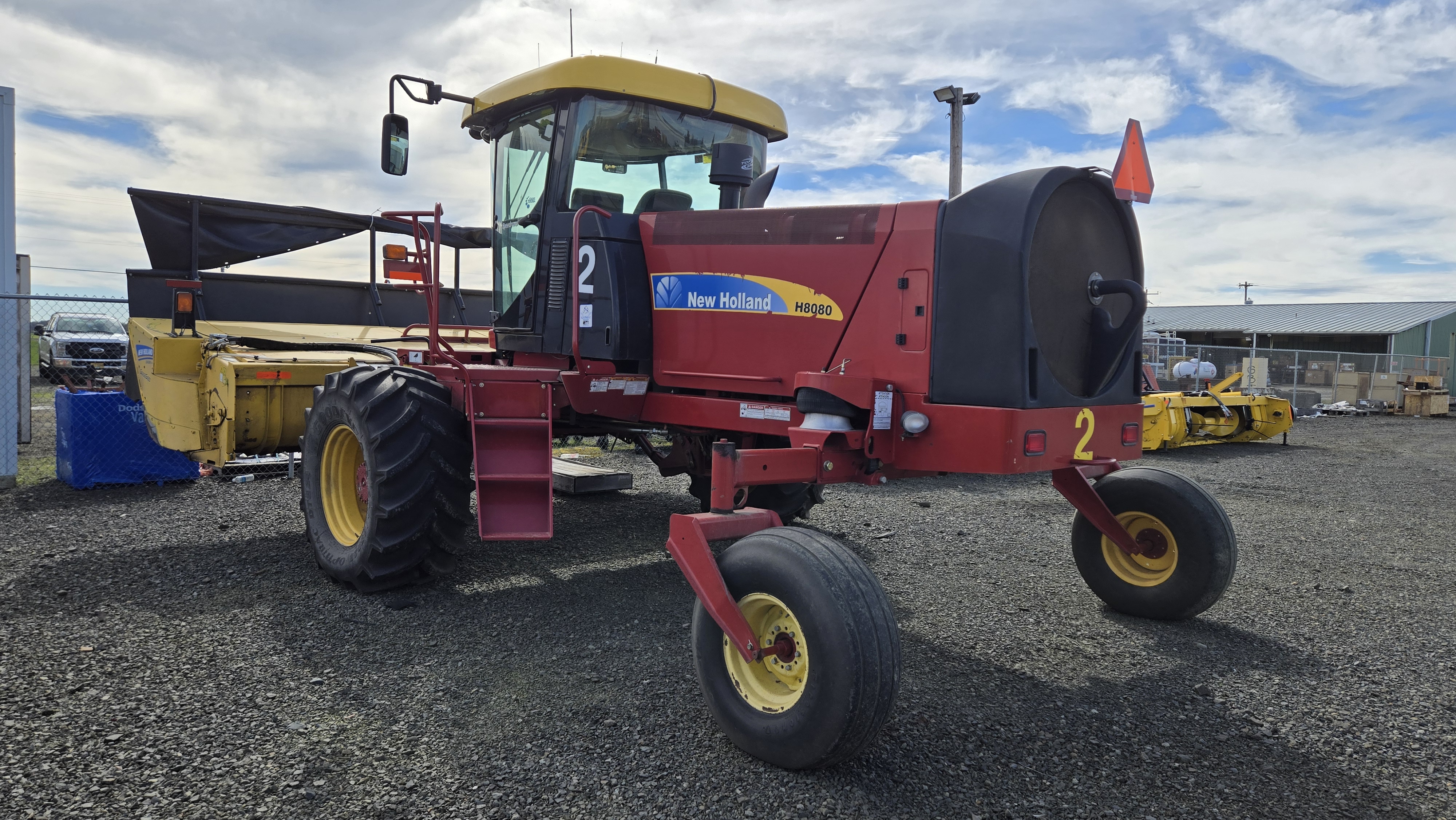 2014 New Holland H8080 Windrower
