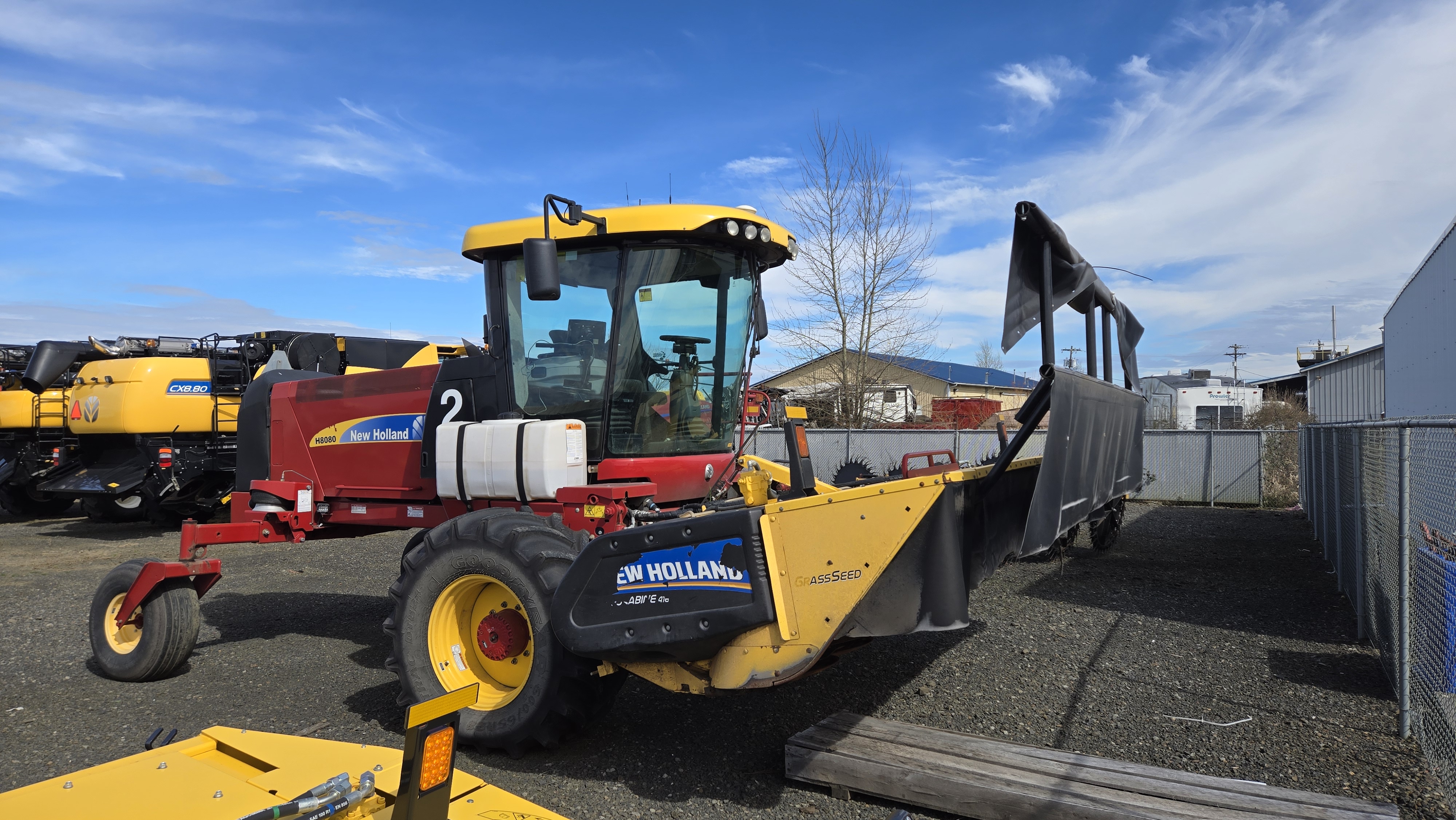 2014 New Holland H8080 Windrower