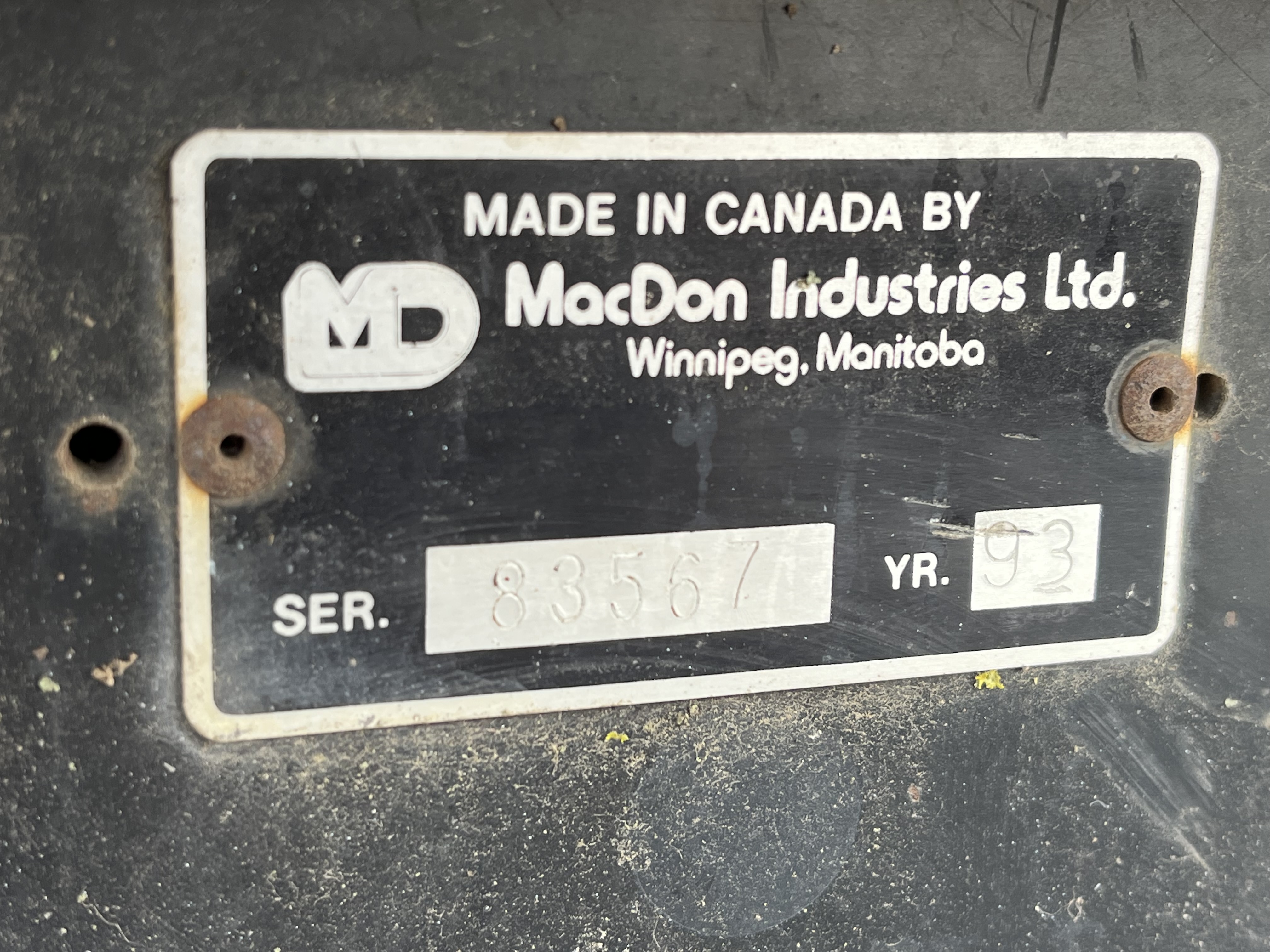 1993 MacDon 9000 Windrower