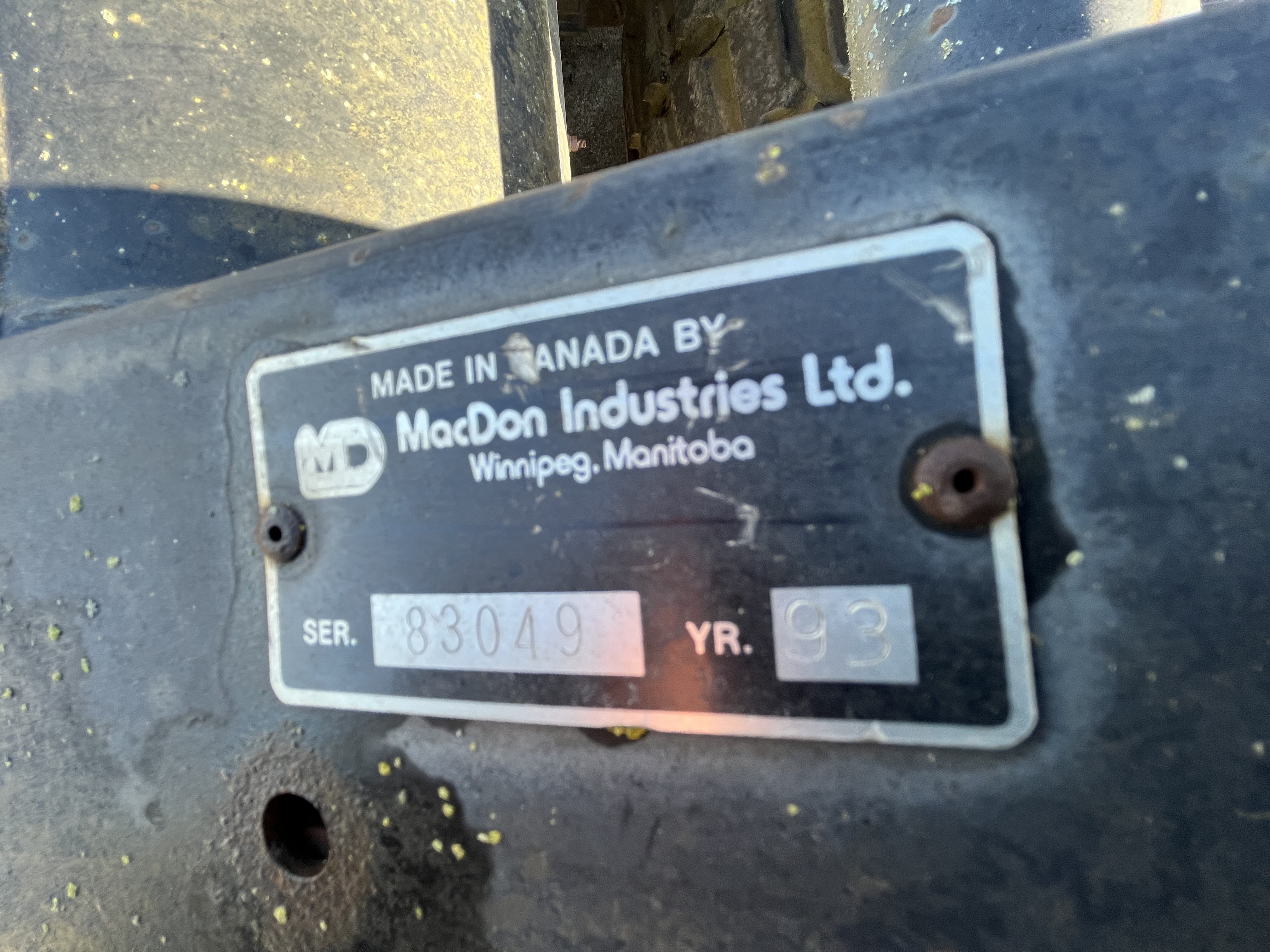 1993 MacDon 9000 Windrower