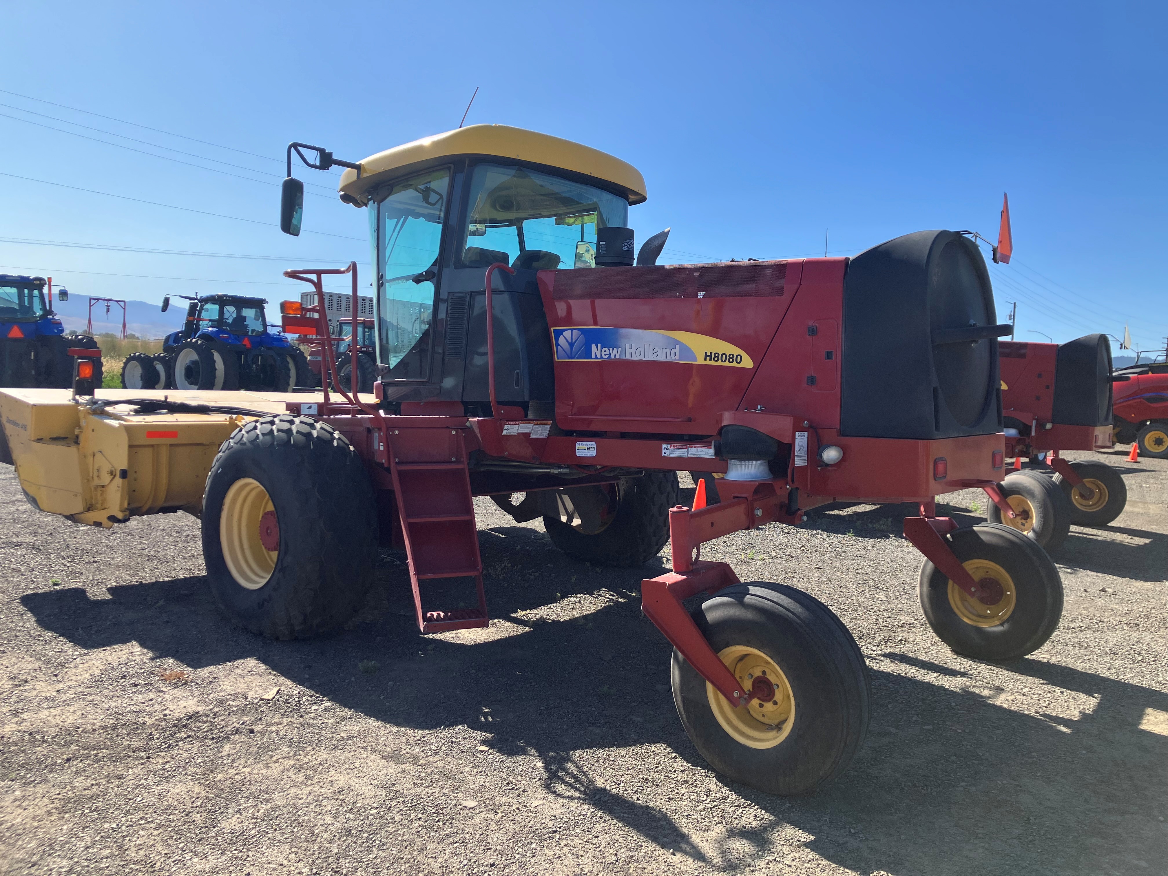 2013 New Holland H8080 Windrower