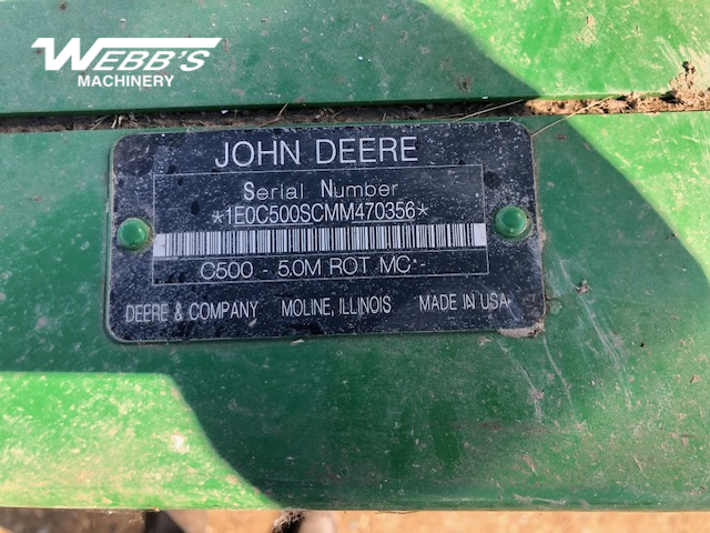 2021 John Deere C500 Mower Conditioner