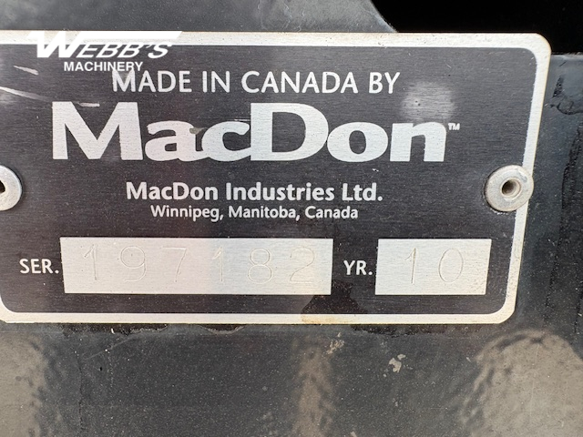 2010 MacDon M150 Windrower