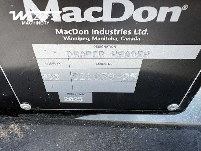 2024 MacDon FD235 Header Combine