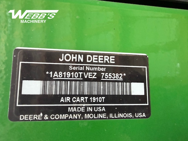 2013 John Deere 1870/1910 Air Drill