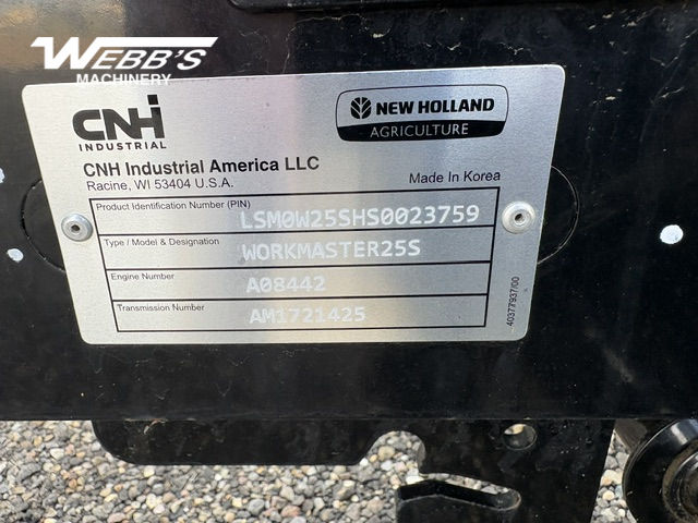 2026 New Holland WORKMASTER 25S Tractor