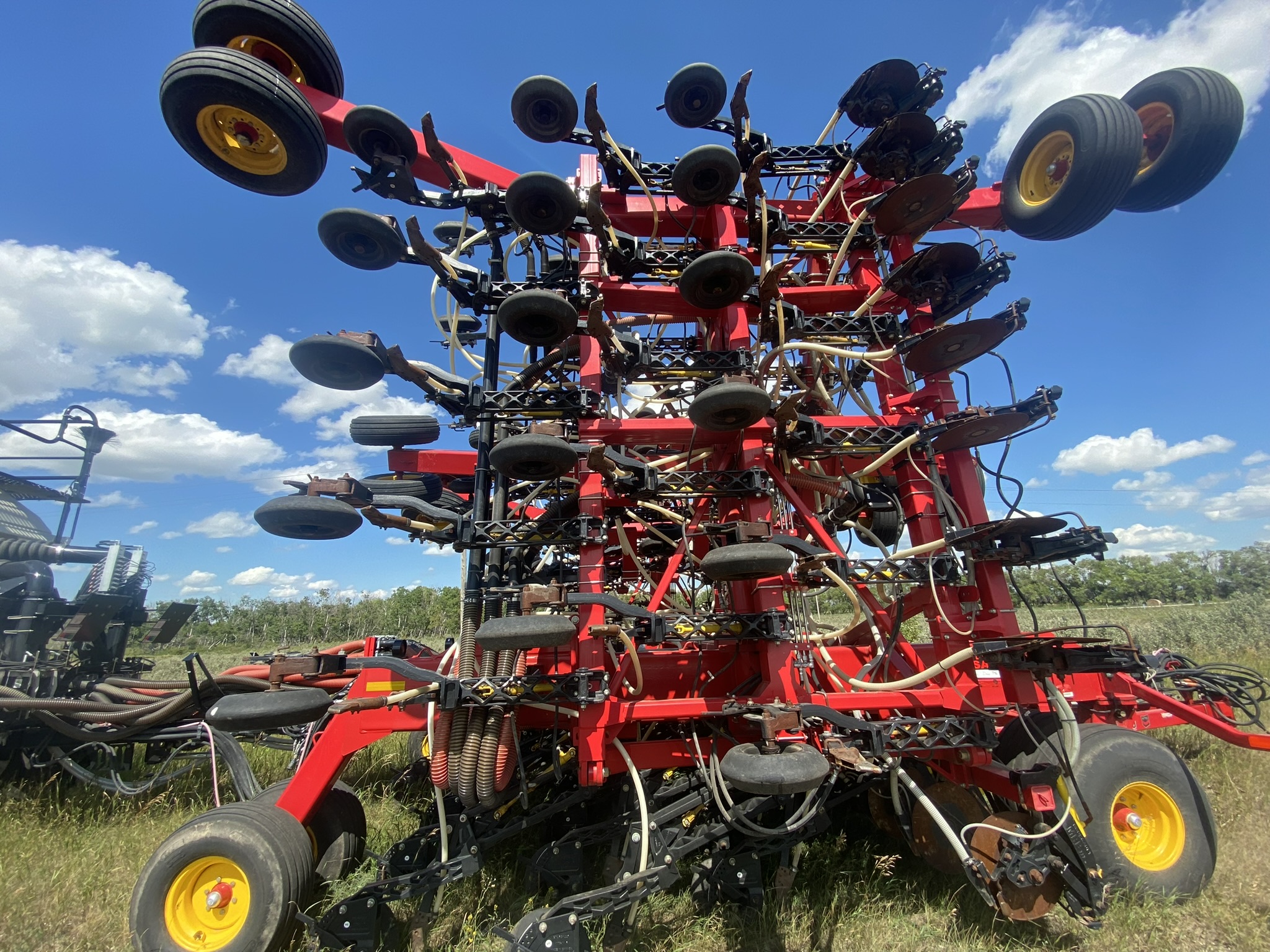 2019 Bourgault 3320-66-10 Air Drill & 2020 7550 Air Tank/Cart Air Drill