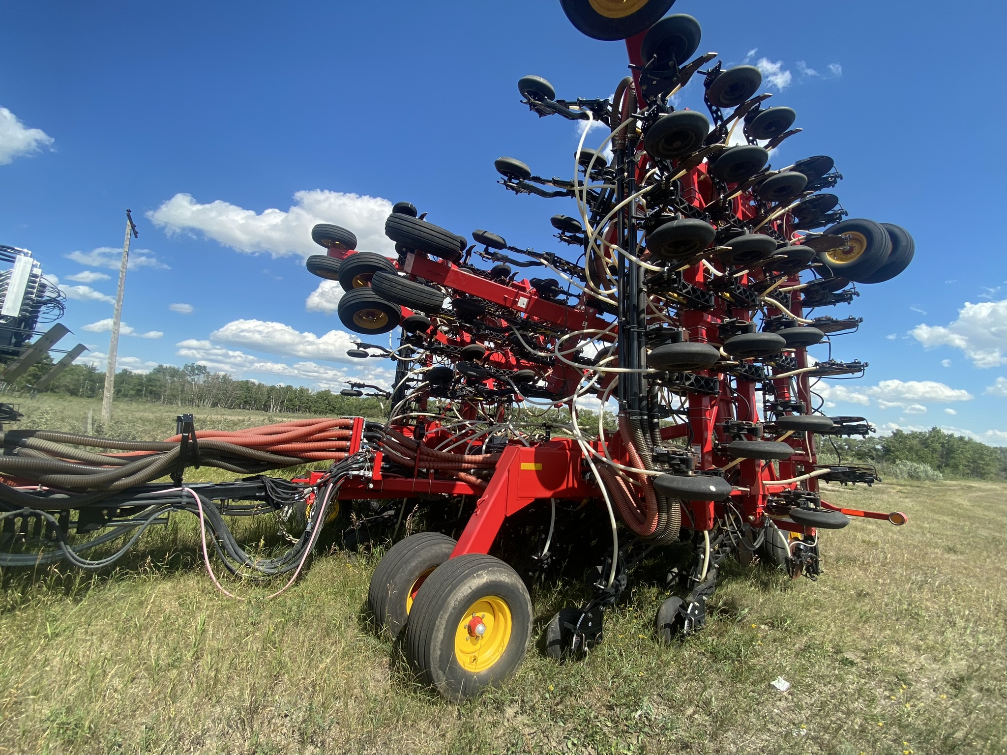 2019 Bourgault 3320-66-10 Air Drill & 2020 7550 Air Tank/Cart Air Drill