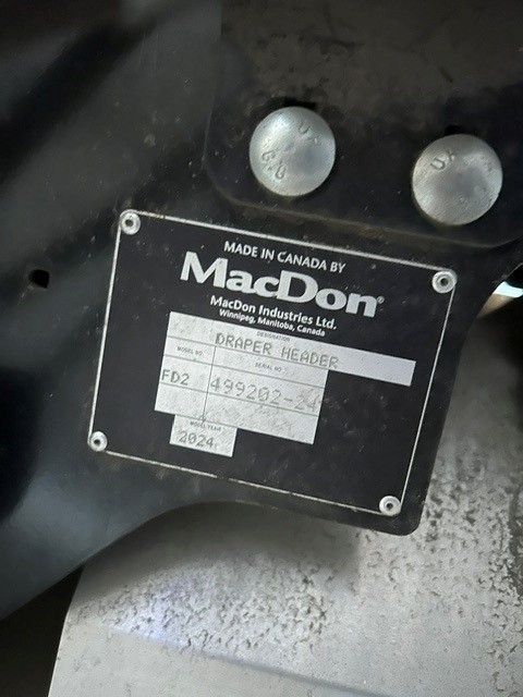 2024 MacDon FD245 Header Draper Flex