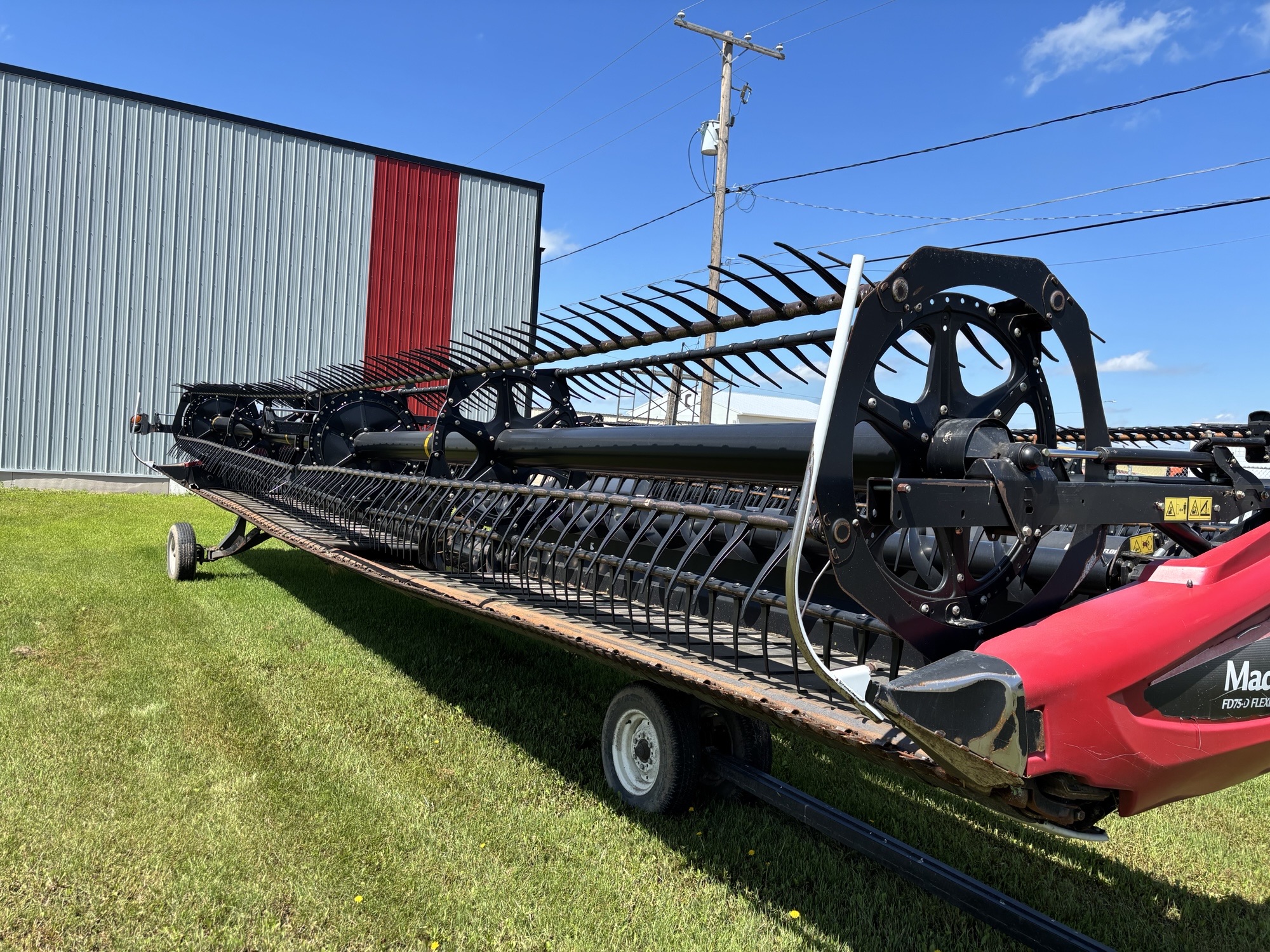 2014 MacDon FD75-40 Header Draper Flex