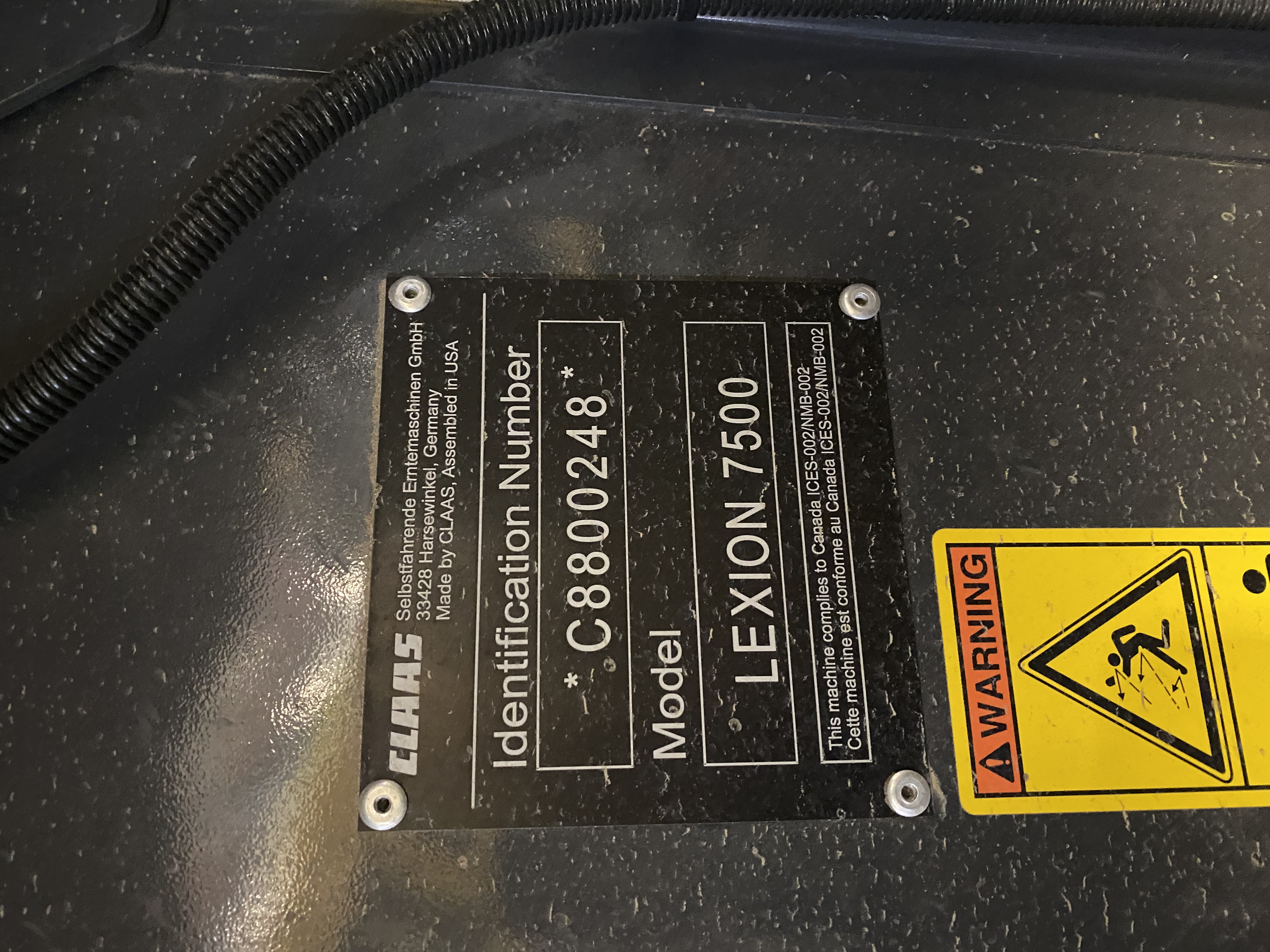 2023 CLAAS 7500TT Combine