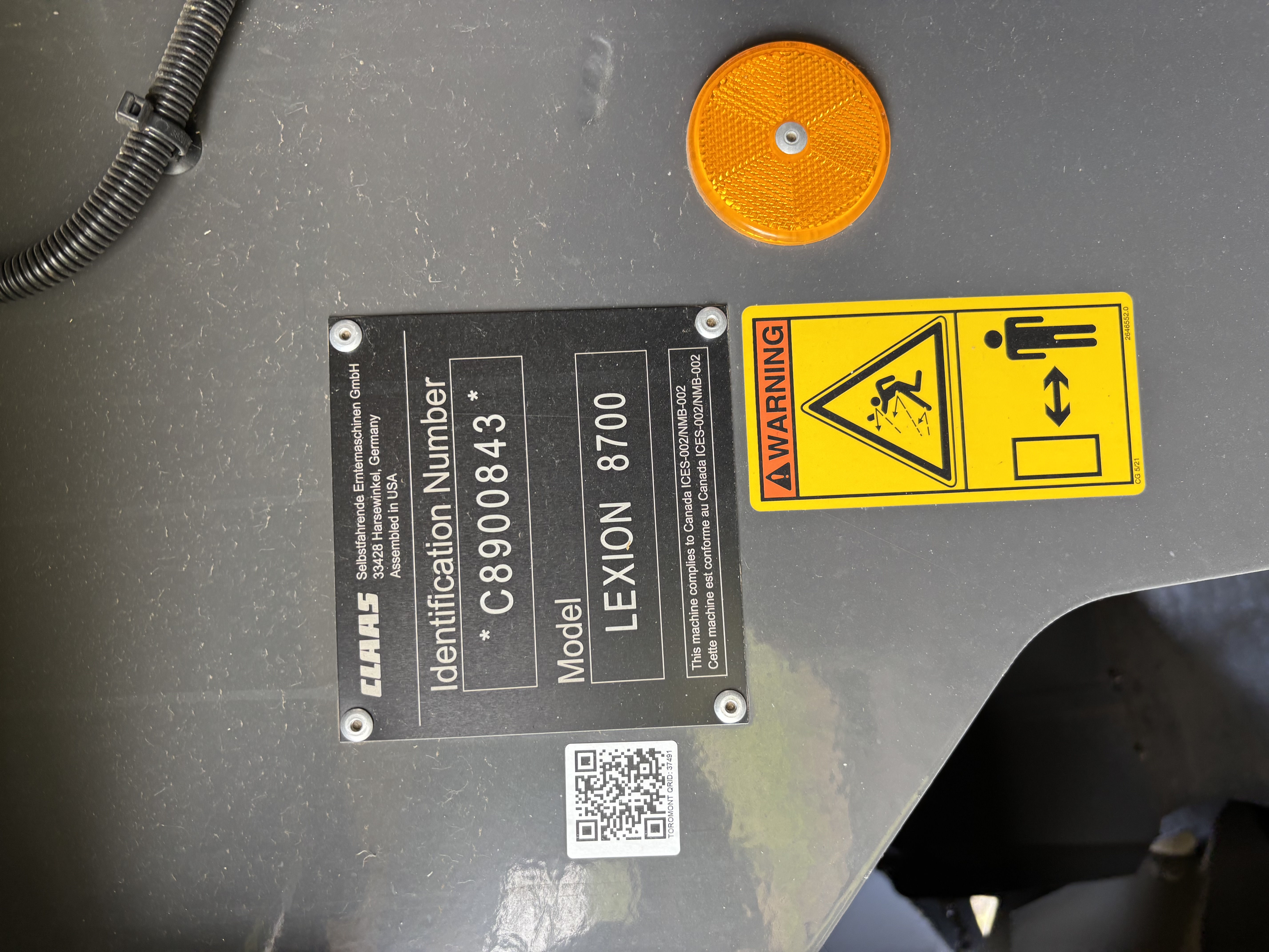 2022 CLAAS 8700TT Combine