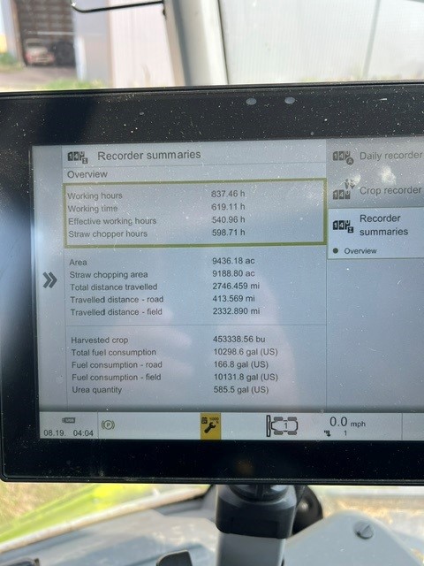 2022 CLAAS 8600 Combine