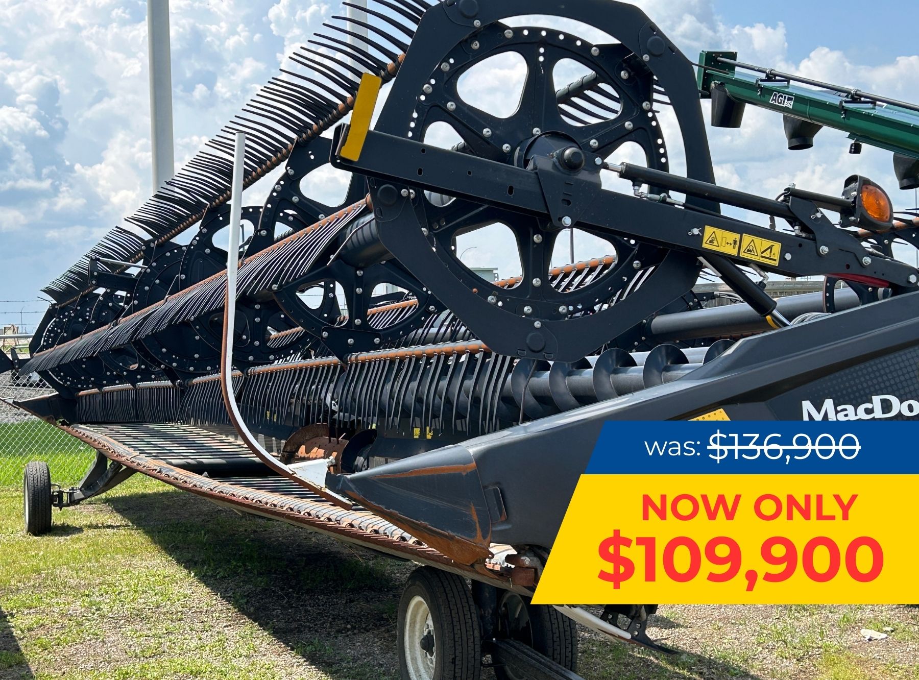 2021 MacDon FD140 Header Draper Flex