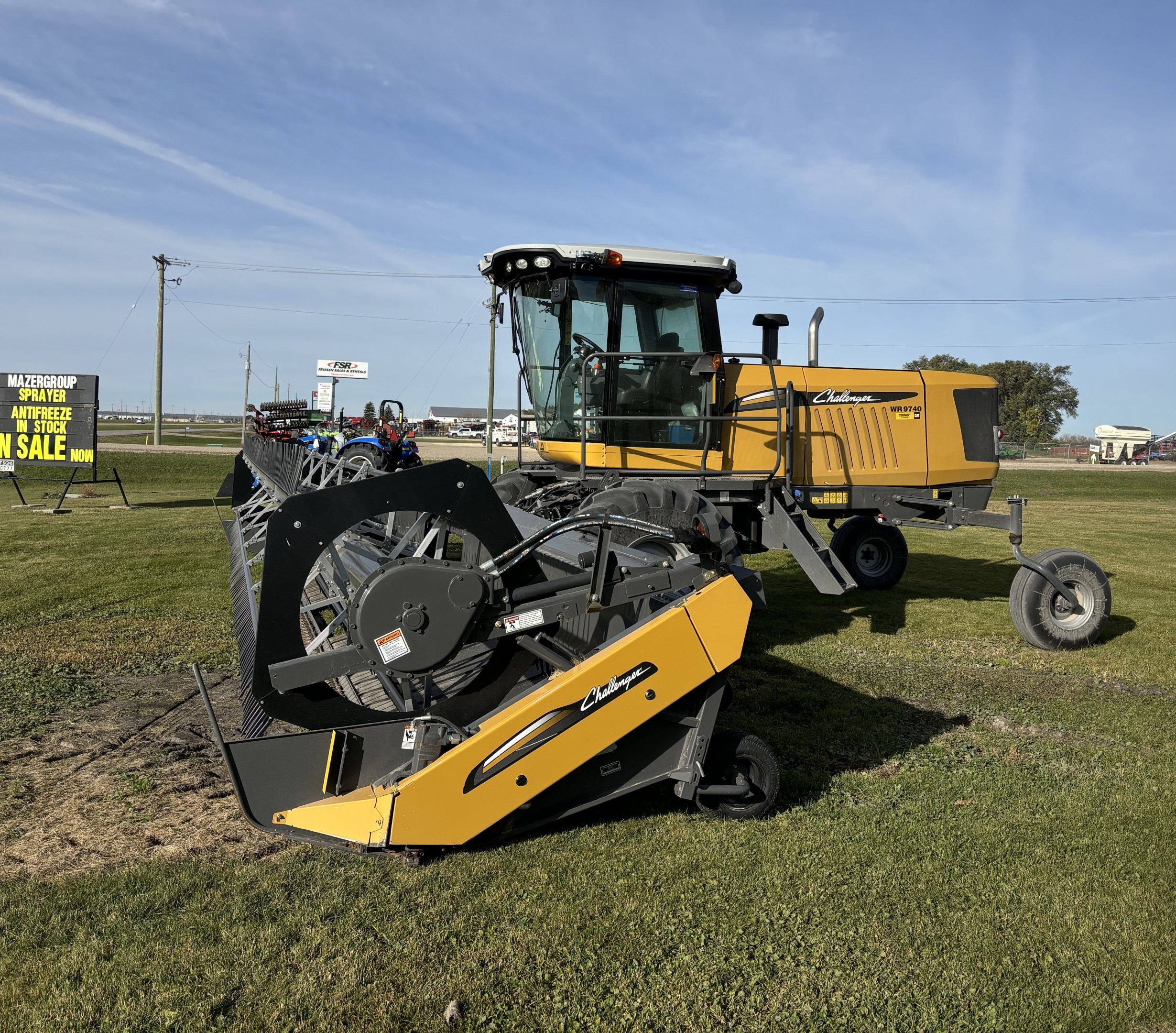 2012 Challenger WR9740 Windrower