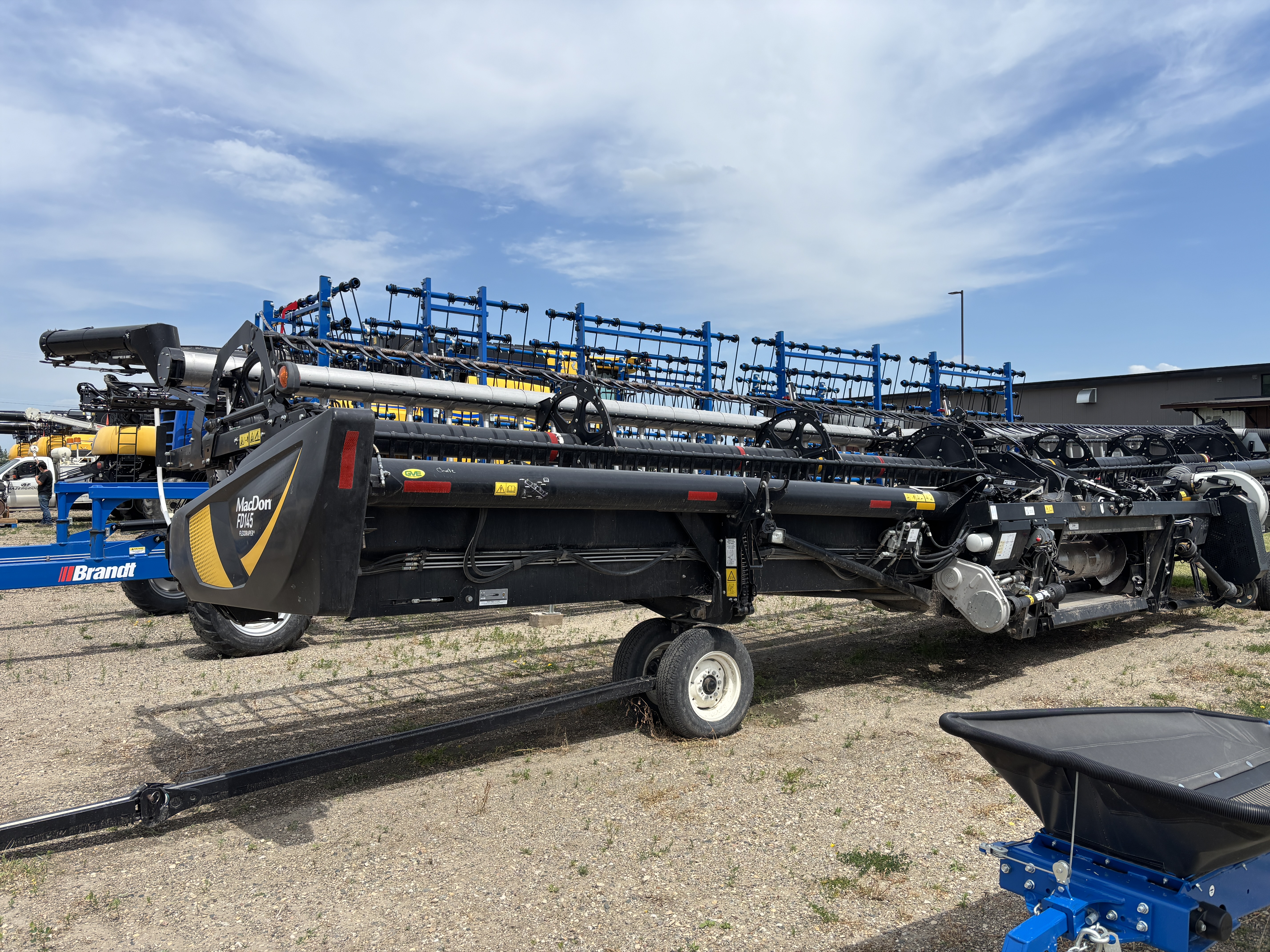 2018 MacDon FD145 Header Draper Flex