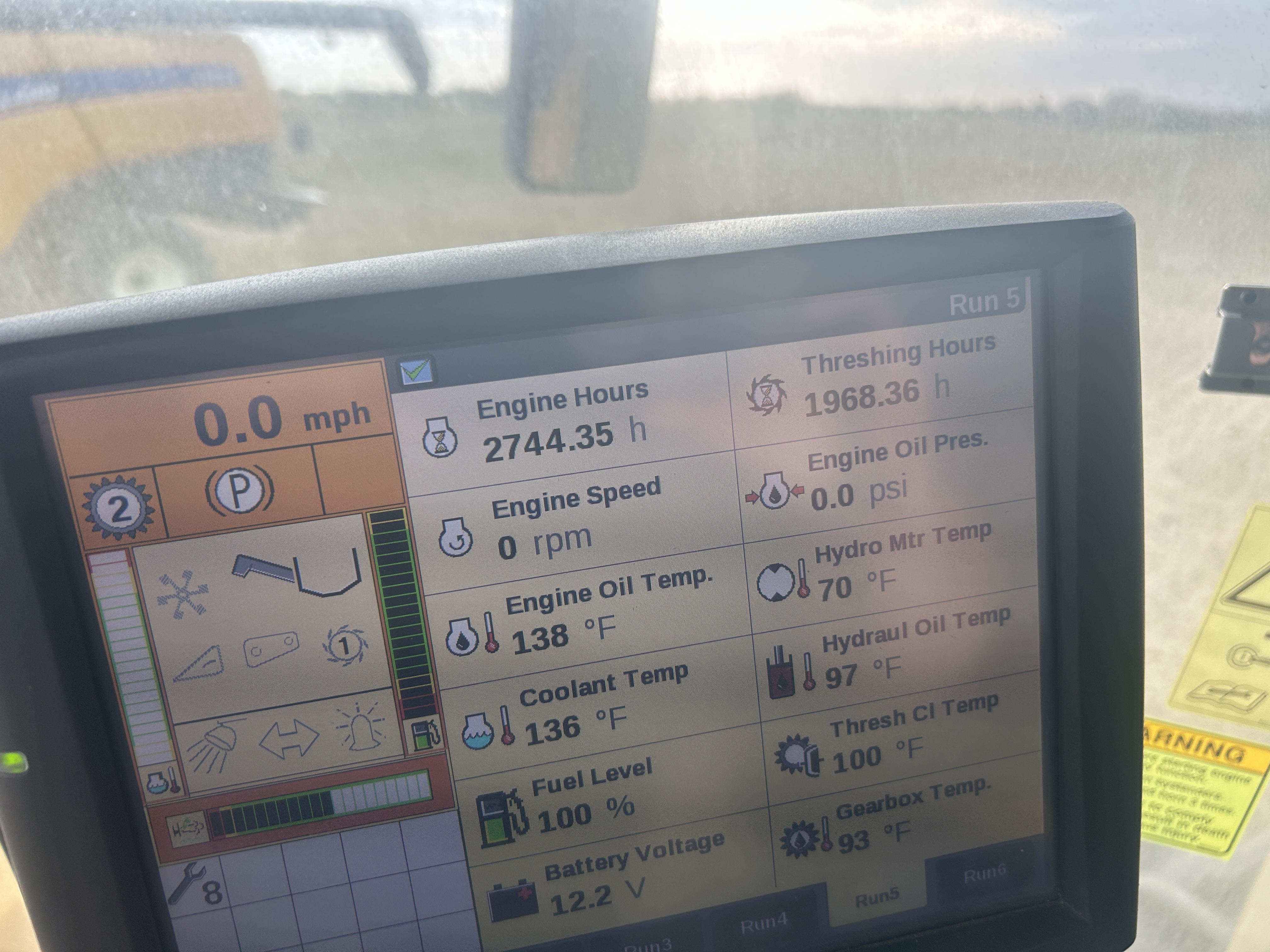 2012 New Holland CX8080 Combine