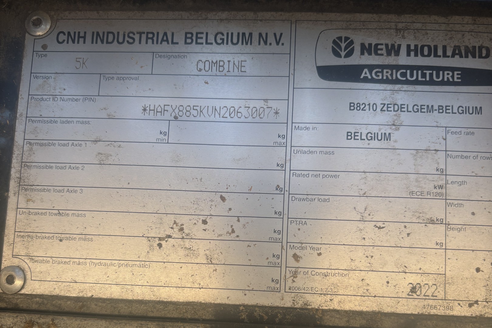 2022 New Holland CX8.80 Combine