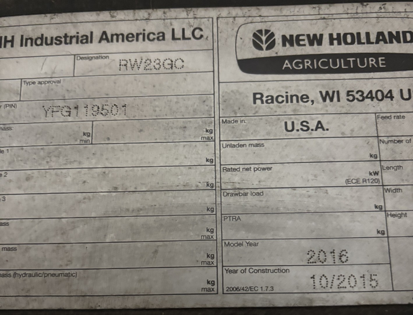 2016 New Holland CR8.90 Combine
